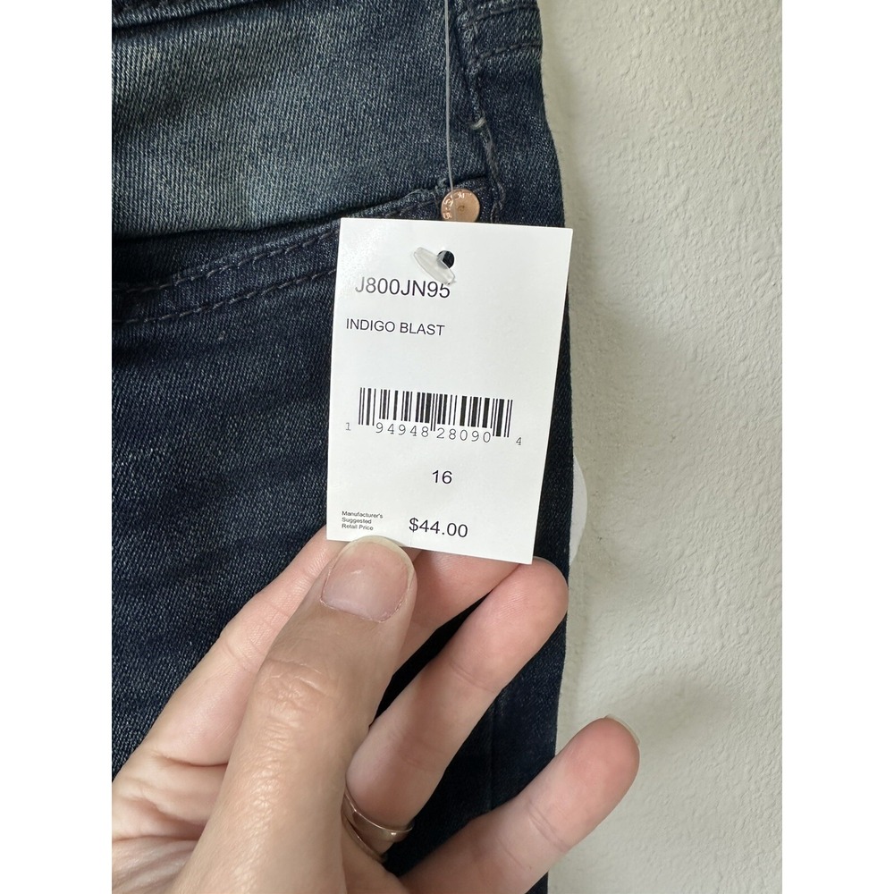 New Joe's Jeans Girl's Ultra Slim Fit Jegging Dark Wash Skinny Jeans Size 16 - Picture 3 of 9